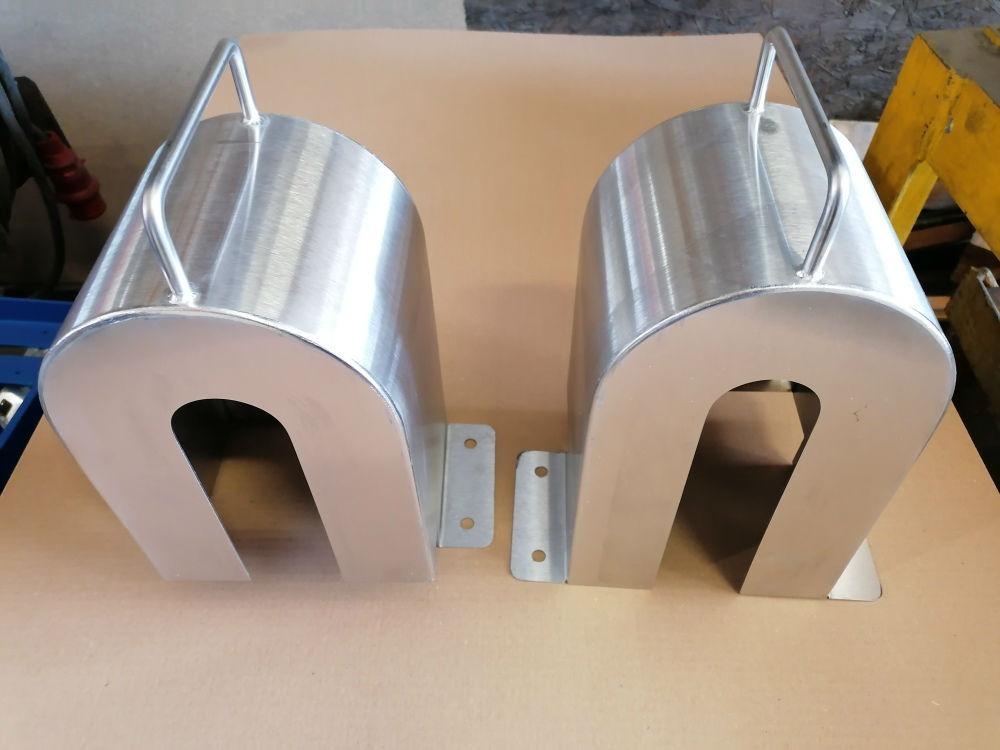 Capots en aluminium